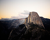 Half Dome at sunset, Yosemite National Park.