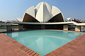 The Bahai Lotus Temple, serving as the Mother Temple of the Indian Subcontinent, New Delhi, India, Asia
