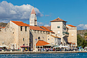 Cityscape of the old town of Trogir, UNESCO World Heritage Site, Croatia, Europe