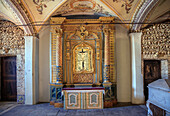 The chapel of bones in Sao Francisco (St. Francis Church) in Evora, Portugal, Alentejo, Portugal, Europe