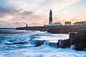 Lighthouse at Portland Bill, Isle of Portland, UNESCO World Heritage Site, Dorset, England, United Kingdom, Europe