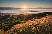 Sunrise from Yun Lai Viewpoint, Thailand, Southeast Asia, Asia