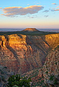 Butte and canyon cliffs, Grand Canyon, Desert View Overlook Overlook, Grand Canyon National Park, Arizona