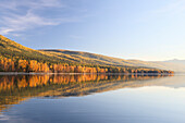 Lake in fall, Lake McDonald, Glacier National Park, Montana