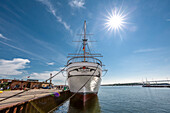 Sailing ship Gorch Fock, Stralsund, Mecklenburg-Western Pomerania, Germany
