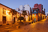 Placeta de Borrero, square, pedestrian zone, Santa Cruz de La Palma, capital of the island, UNESCO Biosphere Reserve, La Palma, Canary Islands, Spain, Europe