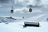 Skigebiet Serfaus Fiss, Winter in Tirol, Österreich