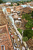 Panoramablick vom Aussichtsturm des historischen Museums von Trinidad  Kuba