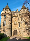 Falkland Palace at Falkland Fife Scotland.