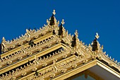 Detail of a temple at Naungtaw Village on Inle Lake in Myanmar.