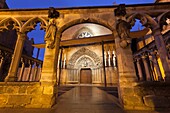 Church in Olite, Navarre, Spain.