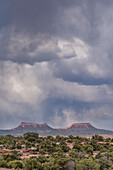 Storm over bears ears mesas, Cedar Mesa, Bears Ears National Monument, Utah