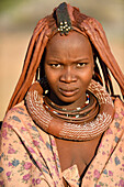 Married Himba woman, Kaokoveld Desert, Namibia
