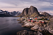 Hamnoy village, Moskenes, Nordland, Lofoten Islands, Norway