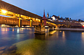 Spreuer Bridge, Lucern district, Lucern Canton, Switzerland