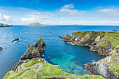 Dunquin pier, Dingle peninsula, County Kerry, Munster province, Ireland, Europe.