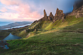Dawn at the Old Man of Storr, Trotternish Peninsula, Isle of Skye, Scotland