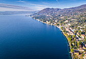 Aerial view of Garda Lake, Brescia Province, Lombardy, Italy