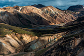 Colored mountains in highlands of Iceland, Landmannalaugar, Iceland