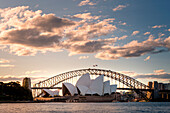 Opera House at sunset, Sydney, New South Whales, Australia