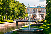 Fountains in the Catherine Park, Tsarskoye Selo, Saint Petersburg, Russia