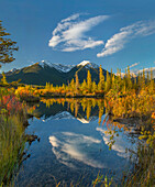 Peaks, Sundance Range, Vermilion Lakes, Banff National Park, Alberta, Canada