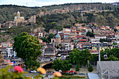 Blick auf die Altstadt, Tiflis, Georgien
