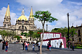 Cathedral at Plaza de la Liberacion, Guadalajara, Mexico
