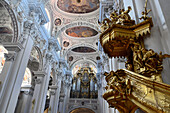 In the Cathedral of Passau, East- Bavaria, Germany