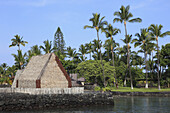 Hawaii, Big Island, Kailua-Kona, Ahuena Heiau, traditional sacred site