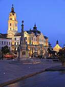 Hungary, Pecs, Szechenyi ter, City Hall