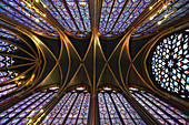 Europe, France, la Sainte Chapelle in Paris.