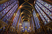 Europe, France, la Sainte Chapelle in Paris.