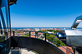 View from the old lighthouse, Wangerooge, East Frisia, Lower Saxony, Germany
