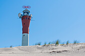 New lighthouse in the west of the island, Wangerooge, East Frisia, Lower Saxony, Germany