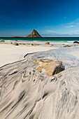 the beach of Bleik, Andoya, Vesteralen Islands, Norway