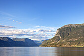 View over the Sognefjord, Sogn og Fjordane, Fjord norway, Southern norway, Norway, Scandinavia, Northern Europe, Europe