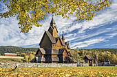 Stave church Heddal, Notodden, Telemark, Østlandet, Southern norway, Norway, Scandinavia, Northern Europe, Europe