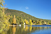 Herbst am See Nisser bei Vrådal,  Nissedal, Telemark, Østlandet, Südnorwegen, Norwegen, Skandinavien, Nordeuropa, Europa