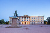 Königliches Schloss in Oslo, Østlandet, Ostnorwegen, Norwegen, Skandinavien, Nordeuropa, Europa