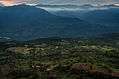 view from Barichara at surrounding mountains, Departmento Santander, Colombia, Southamerica