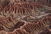 surreal landscape at Tatacoa desert (Desierto de la Tatacoa), township Villavieja nearby Neiva, Departmento Huila, Colombia, Southamerica