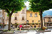 Scanno ist einer der berühmtesten Orte in den Abruzzen, Scanno, Abruzzen, Italien