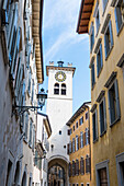 Glockenturm, Altstadt, Rovereto, Trentino-Südtirol, Italien