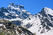 Monviso, Giro di Monviso, Monte Viso, Monviso, Cottische Alpen, Frankreich