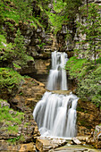 Waterfall Kuhfluchtfall, Farchant, Ester range, Bavarian Alps, Werdenfels, Upper Bavaria, Bavaria, Germany