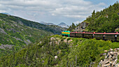 White Pass Yukon Route northbound, Alaska, USA