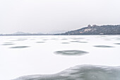 new Summer Palace in Beijing in Winter, frozen Kunming Lake, China, Asia, UNESCO World Heritage