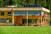 Restaurant Lechzeit on Lechweg, Klimm, valley of Lech, Tyrol, Austria