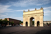 das Brandenburger Tor in Potsdam, Brandenburg, Deutschland
